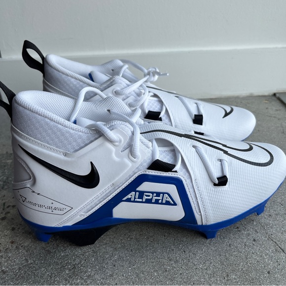 Nike Alpha Menace Pro 3 Men’s Football Cleats Size 10.5 CT6649-101 - Picture 7 of 8